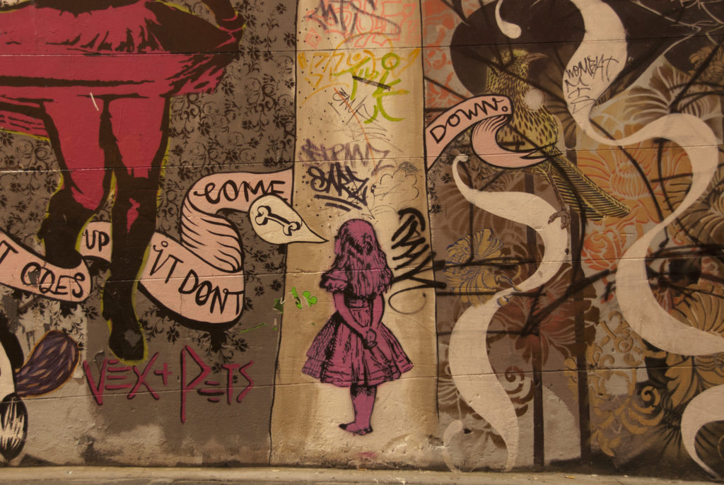 Graffiti Alice in Wonderland