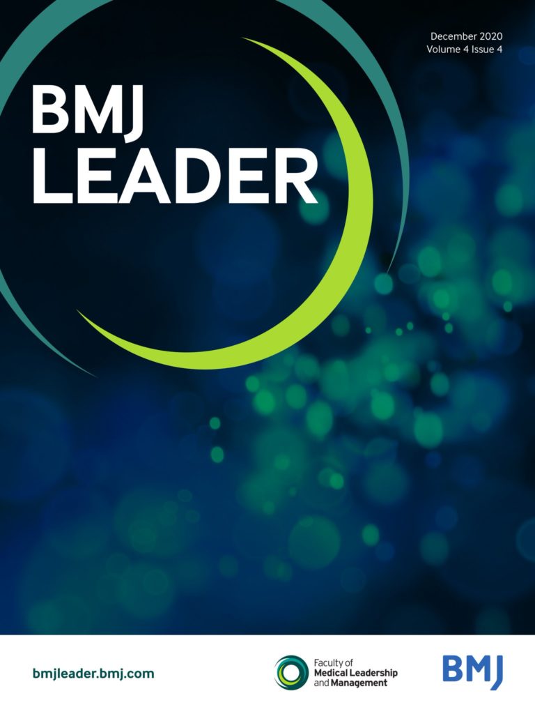 Cover of BMJ Leader